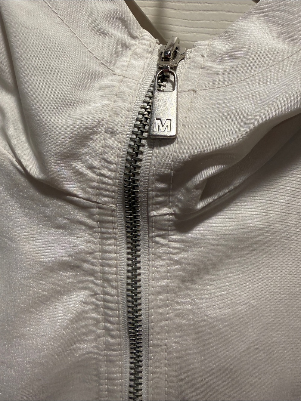NWT Michael Kors Hooded Poncho Jacket White Cape Windbreaker Size S - Picture 5 of 16